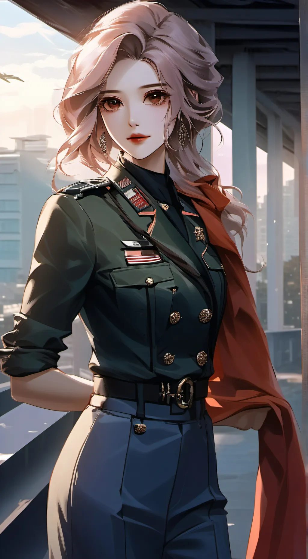 ai character: Military president background
