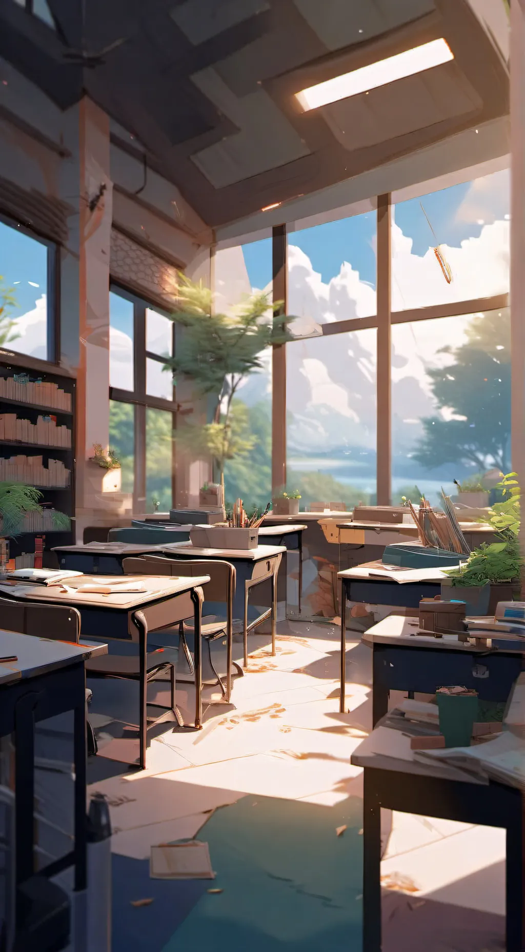 ai character: School background