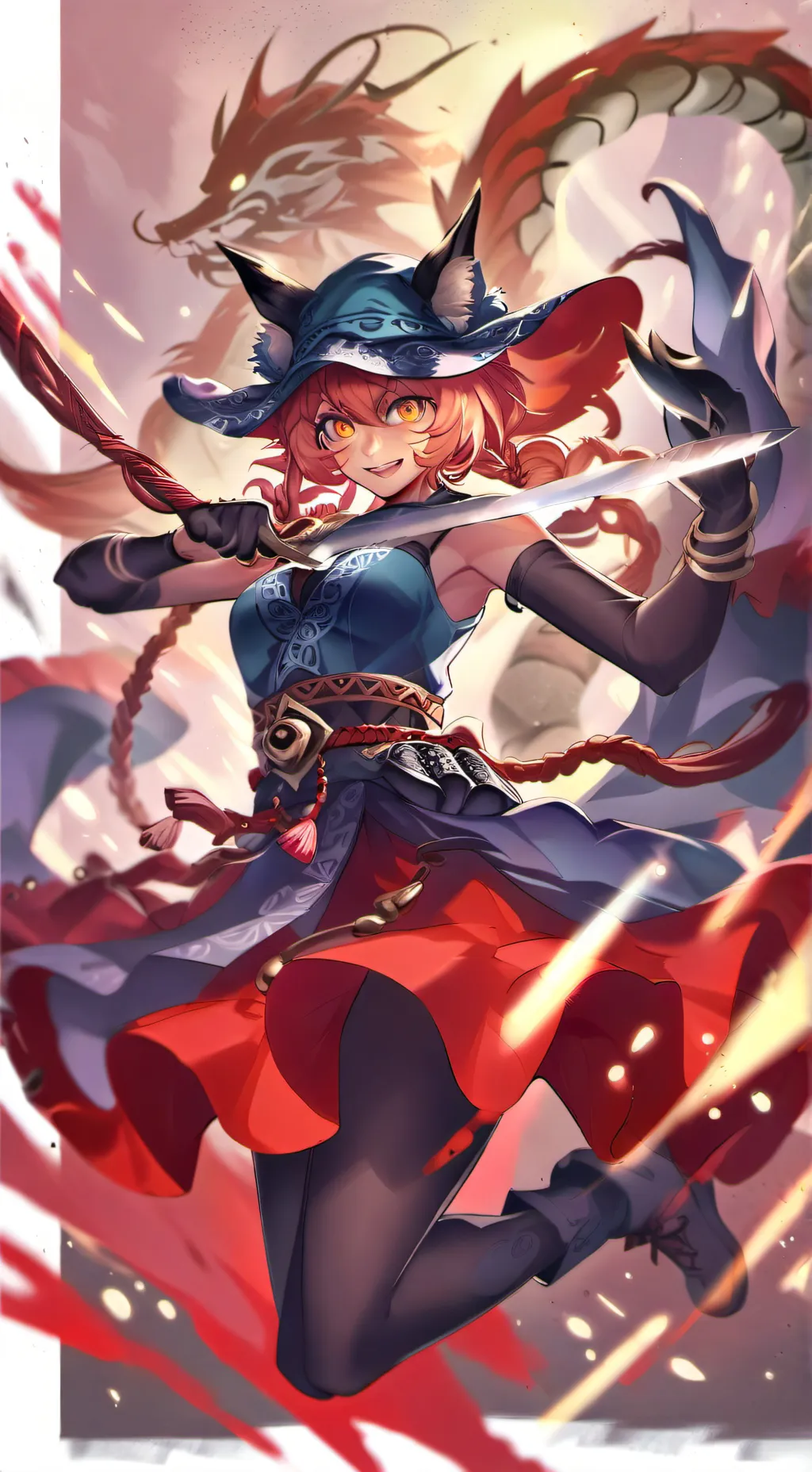 ai character: Beta (BattleMaid) background