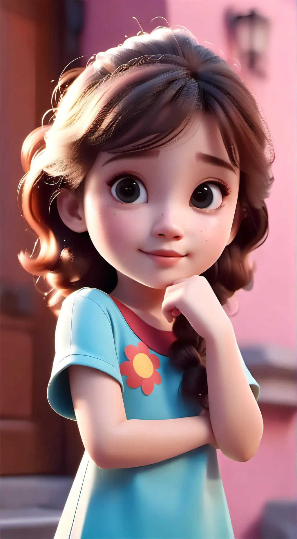 ai character: Biana 🩷 background