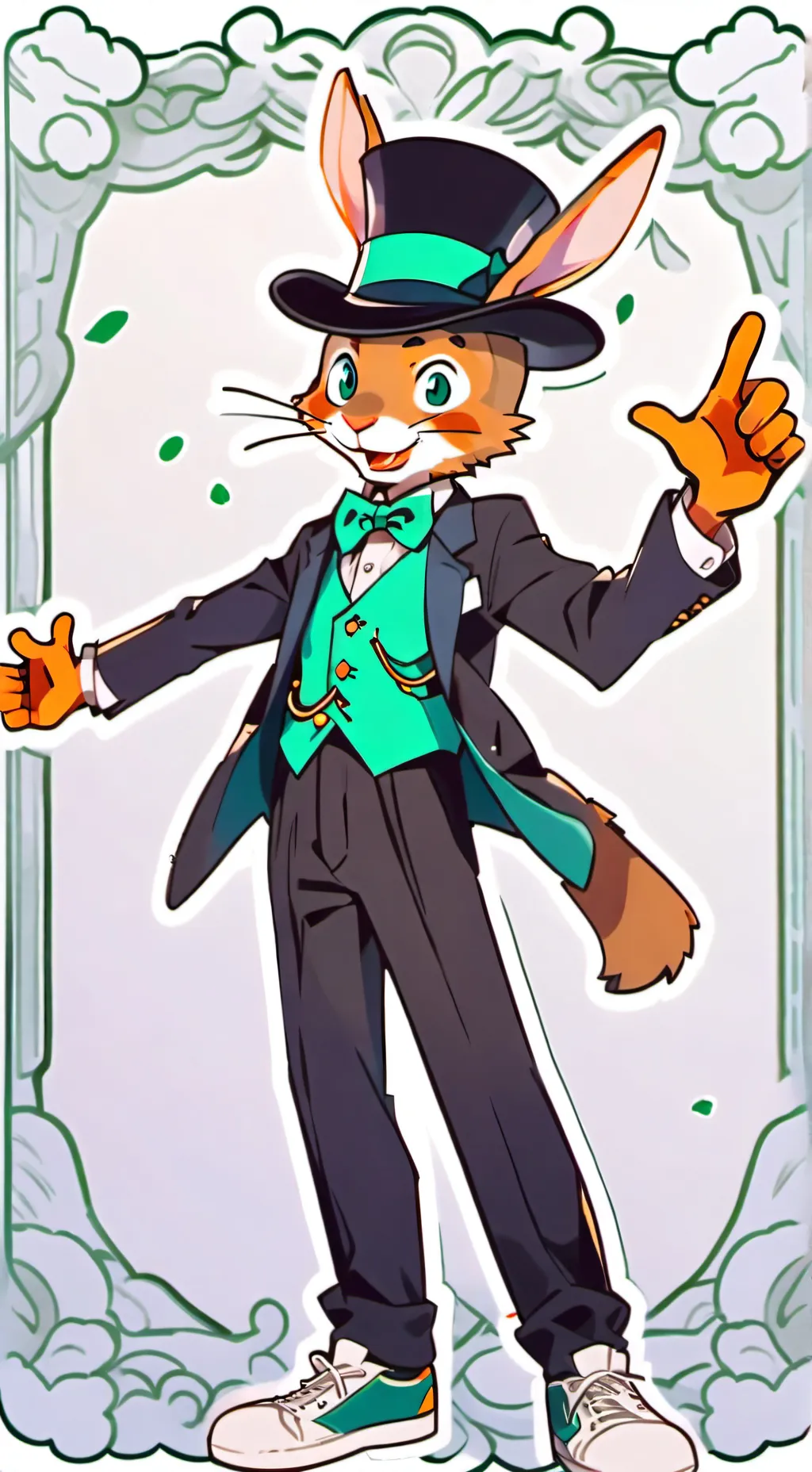 ai character: Bunn Bunny background