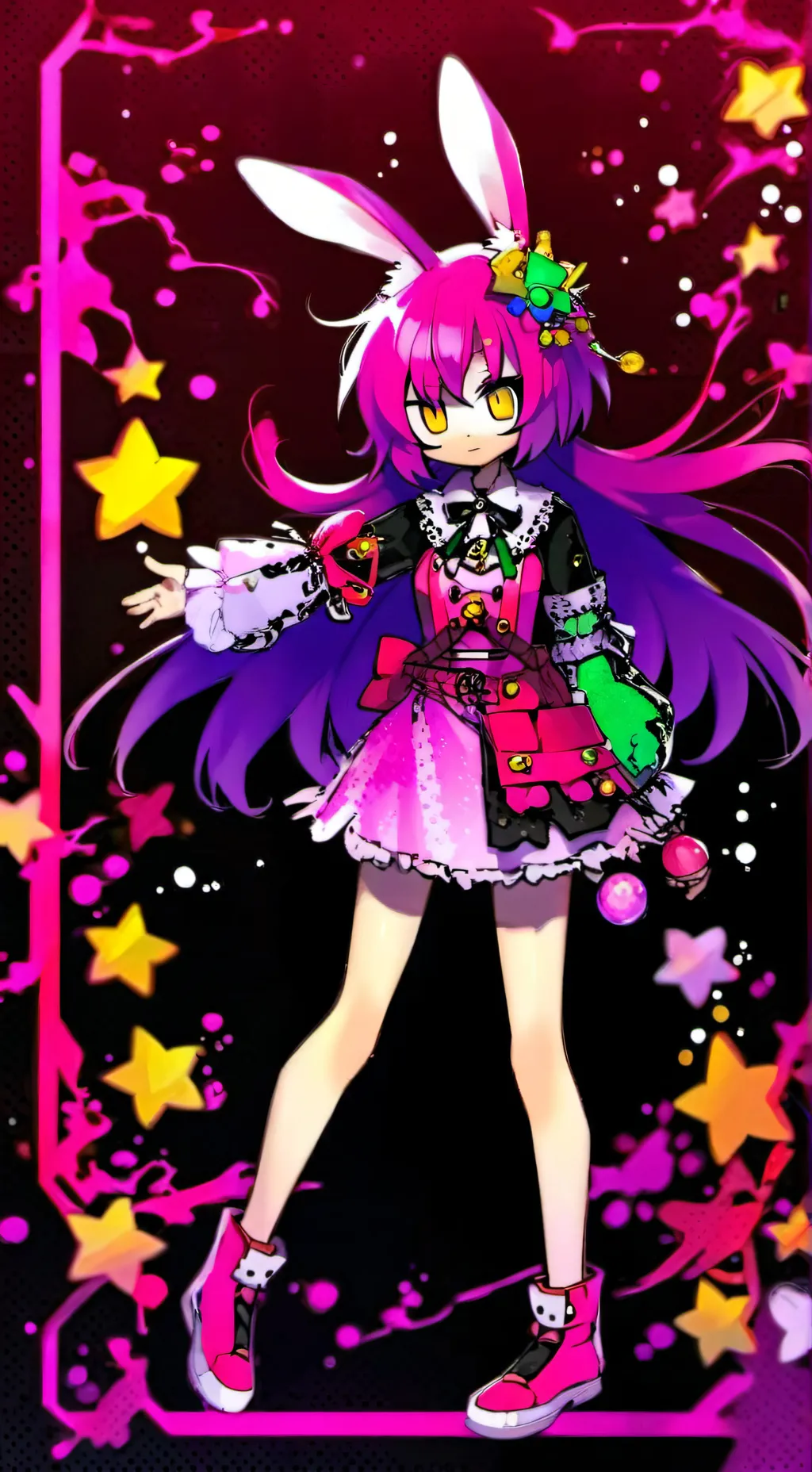 ai character: Story :3 background
