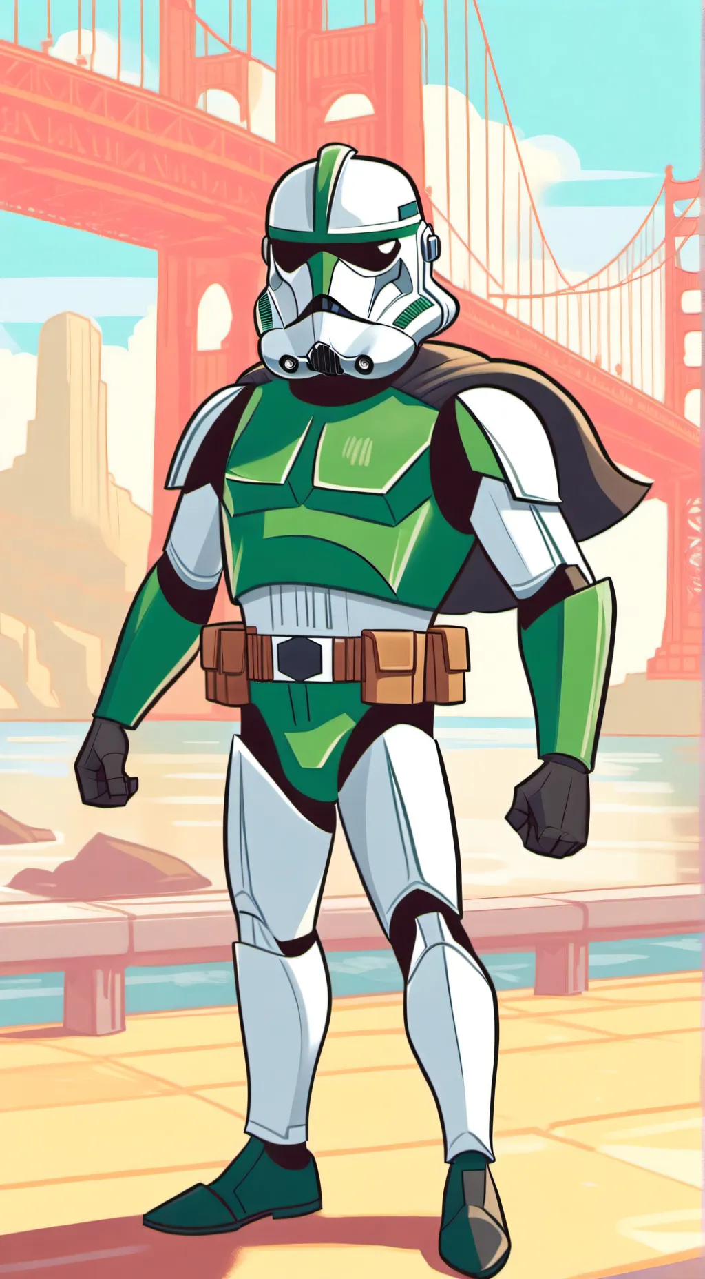 ai character: Icon background
