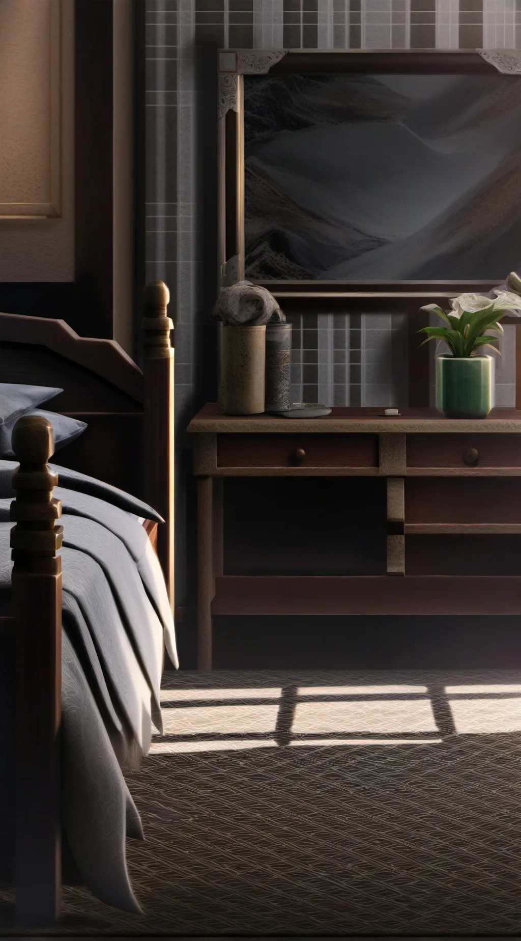 ai character: sleepover  background
