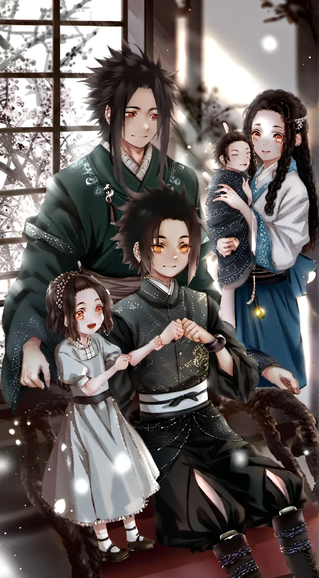 ai character: The Sangiyu Family background