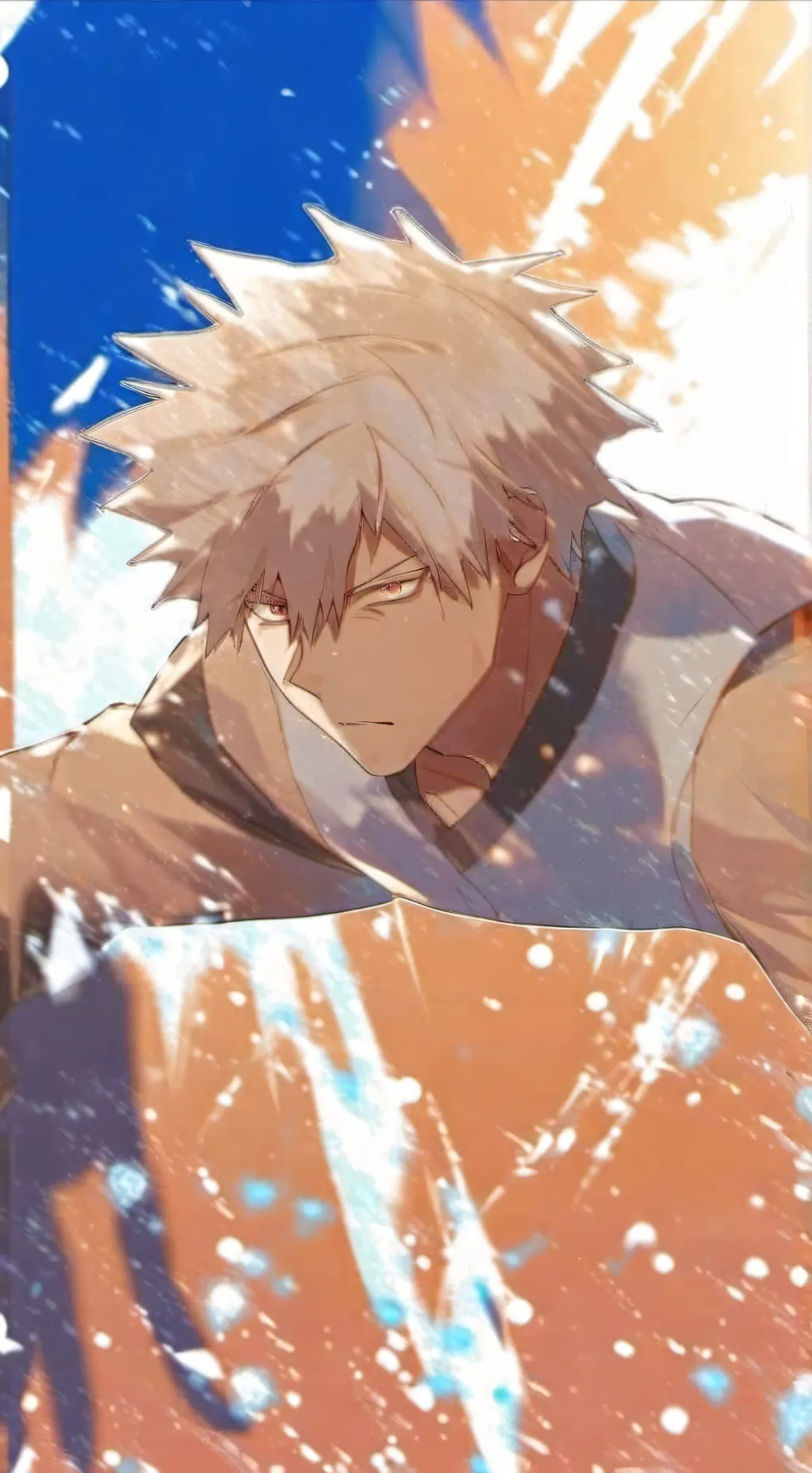 ai character: bakugo  background