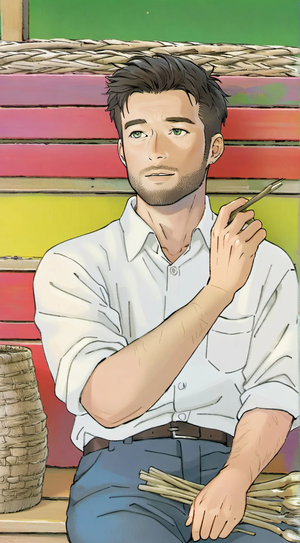 ai character: Alan background