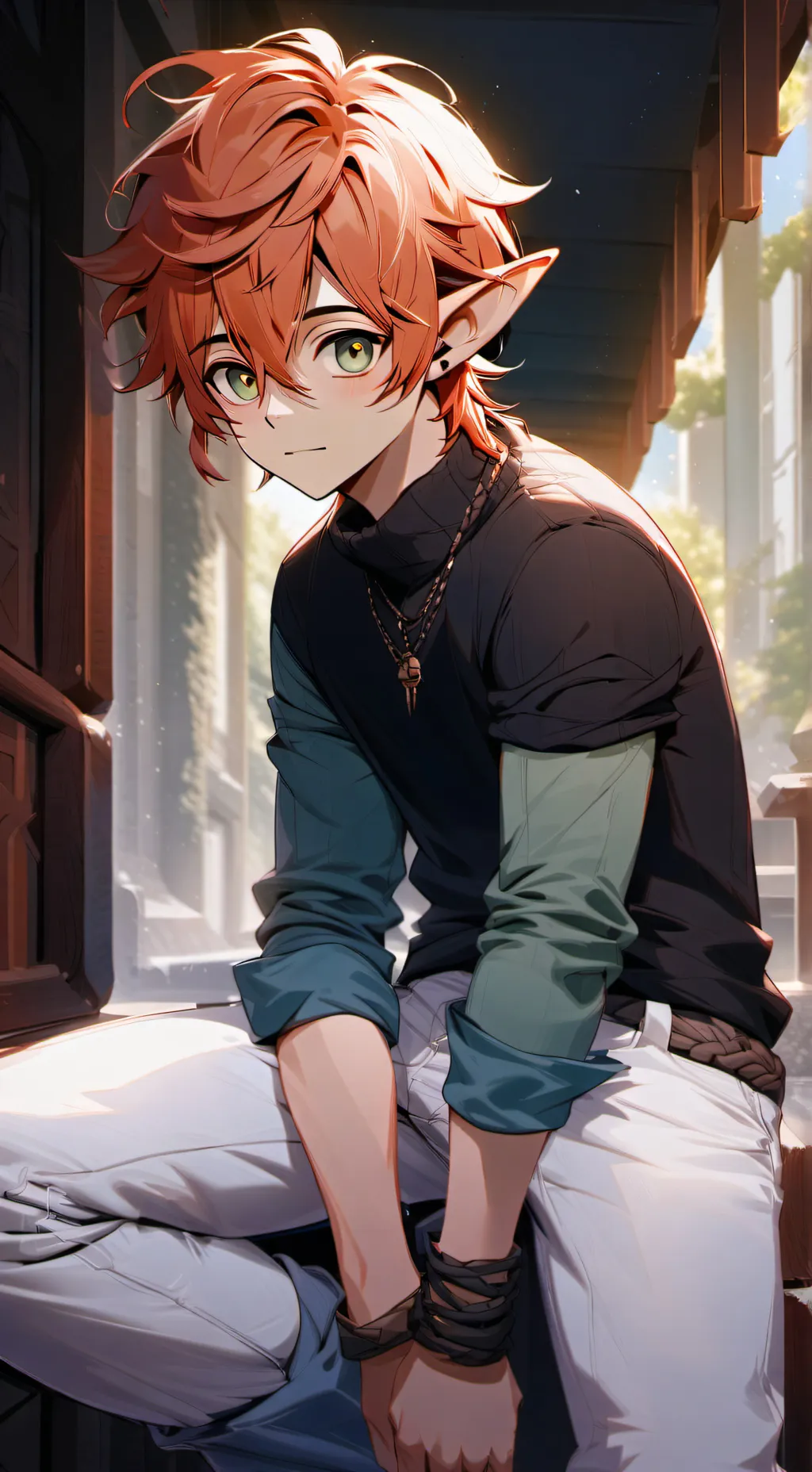 ai character: RenniElf background