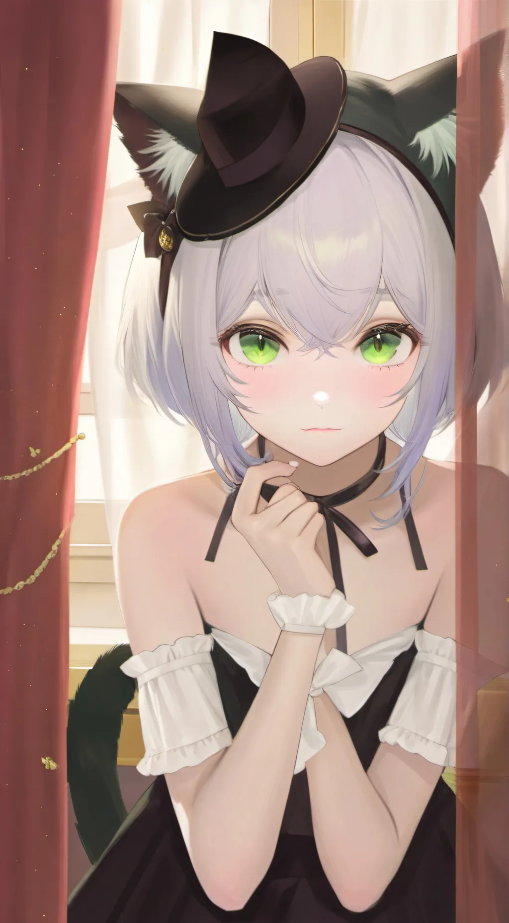 ai character: Mystic Spirit Kitten background