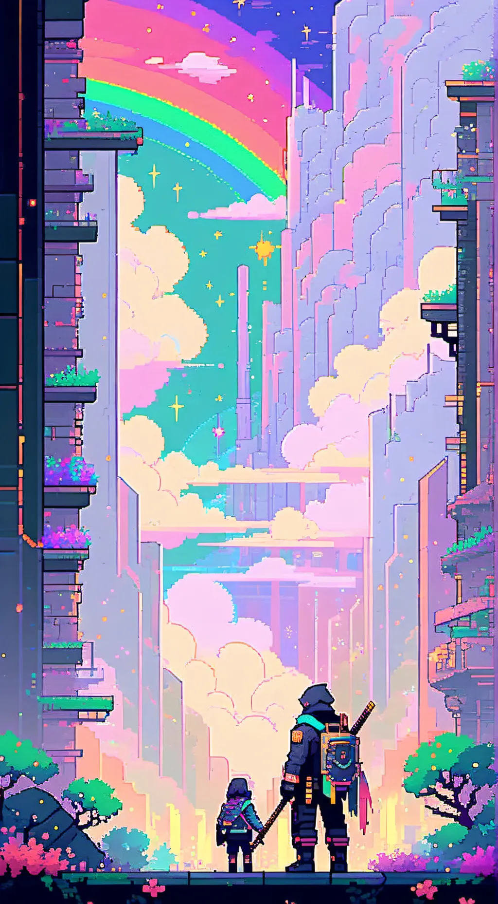 ai character: dw pick me💅🎀✨❤🌈⚡💕💋 background