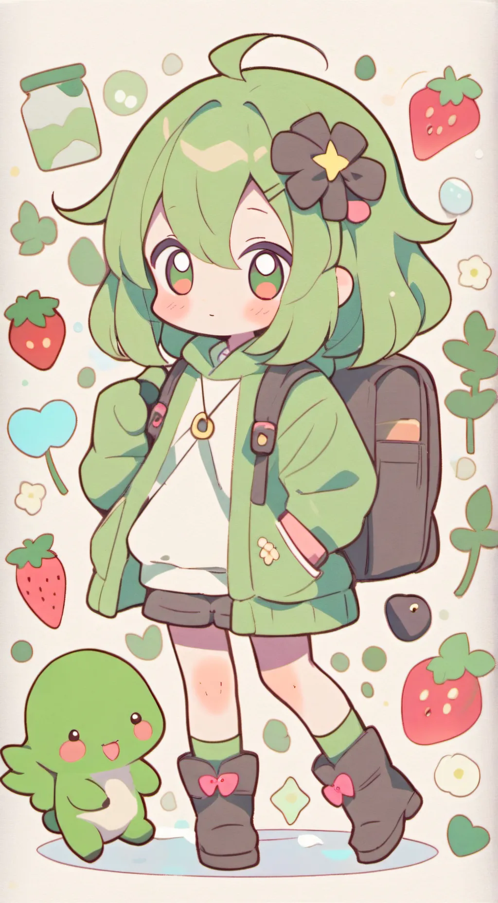 ai character: troublesome sis😭 background