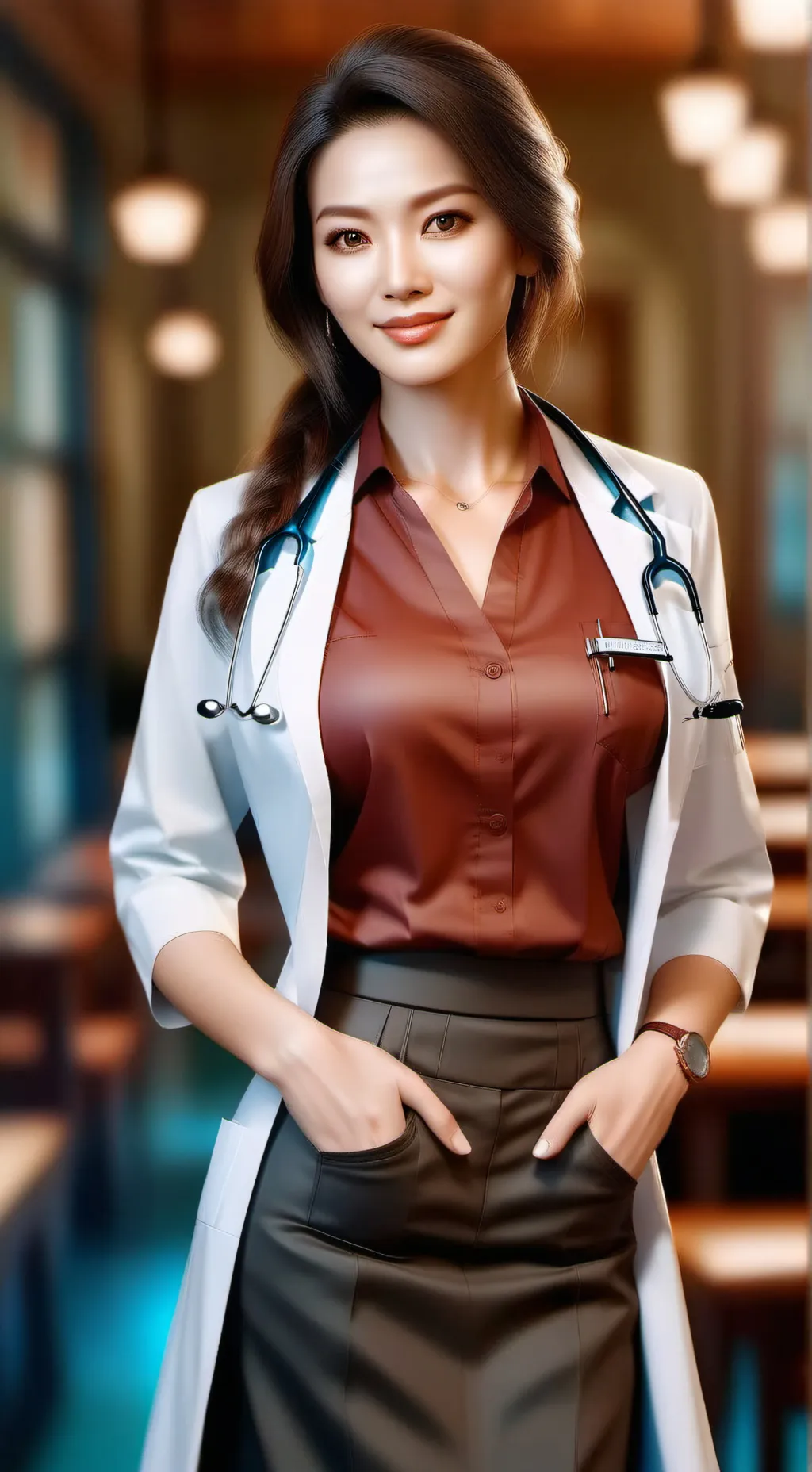 ai character: doctor lilly background