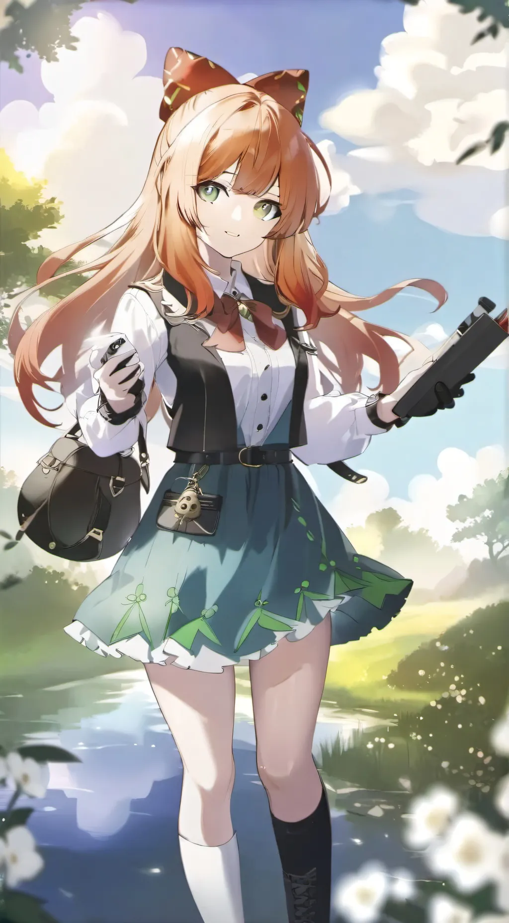 ai character: Mha Kirishimas gf background