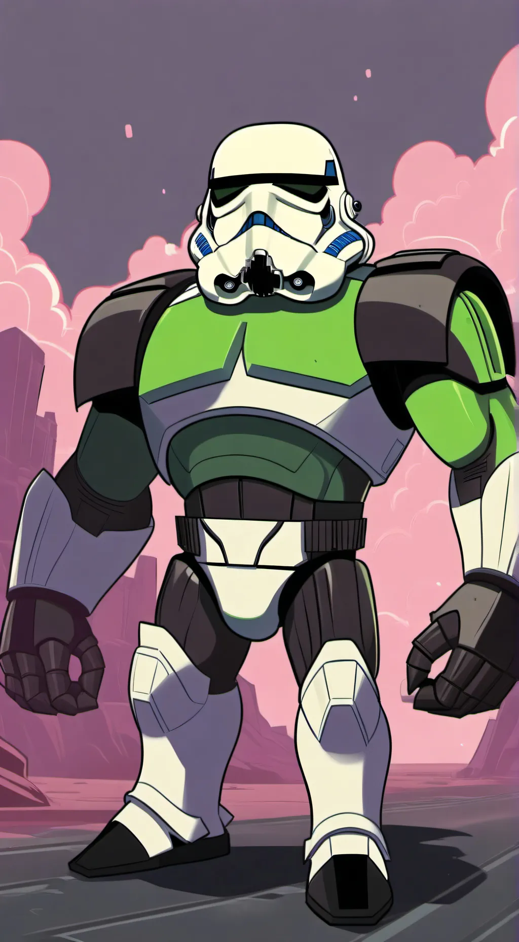 ai character: Hulk background