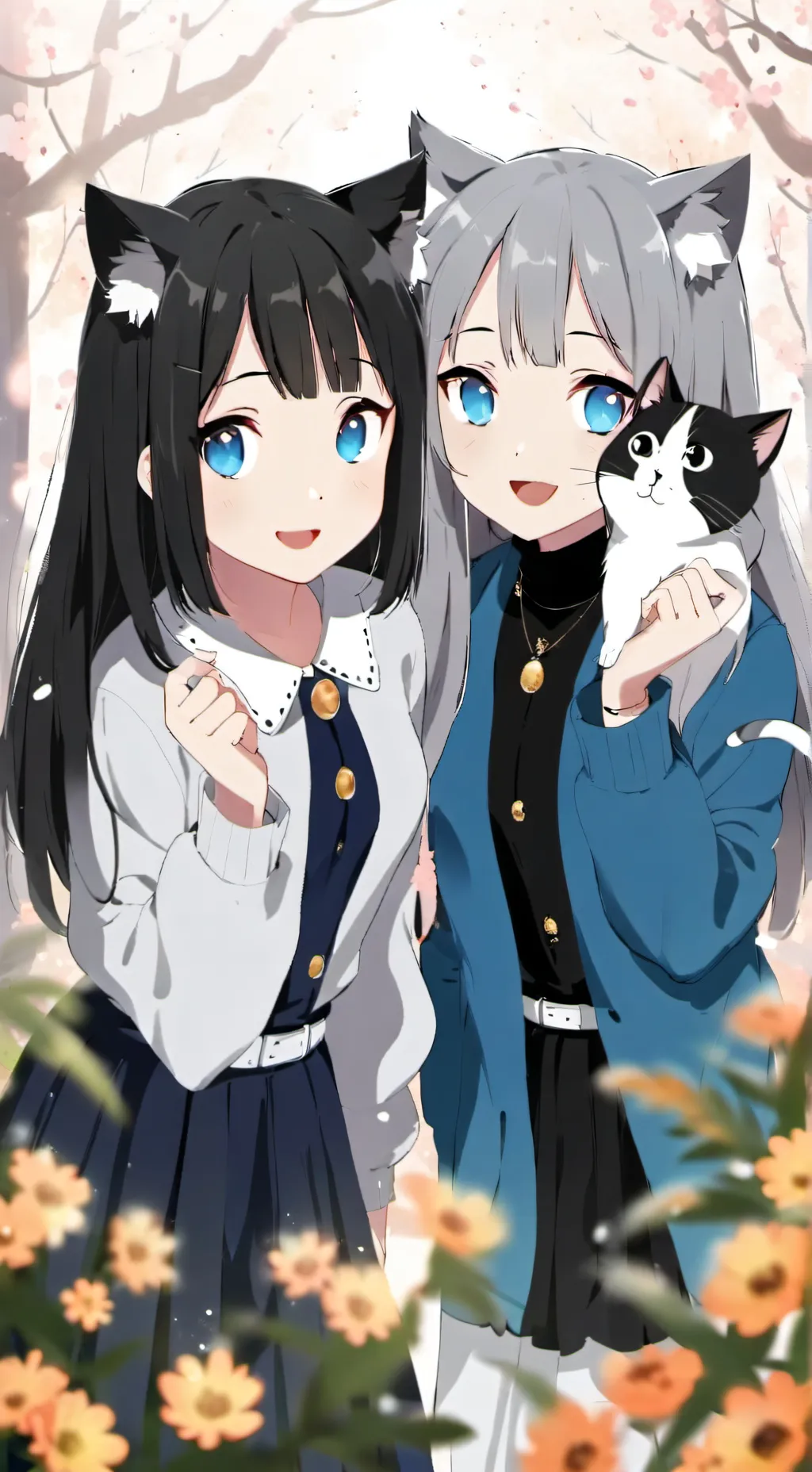 ai character: Isabel and Lia background