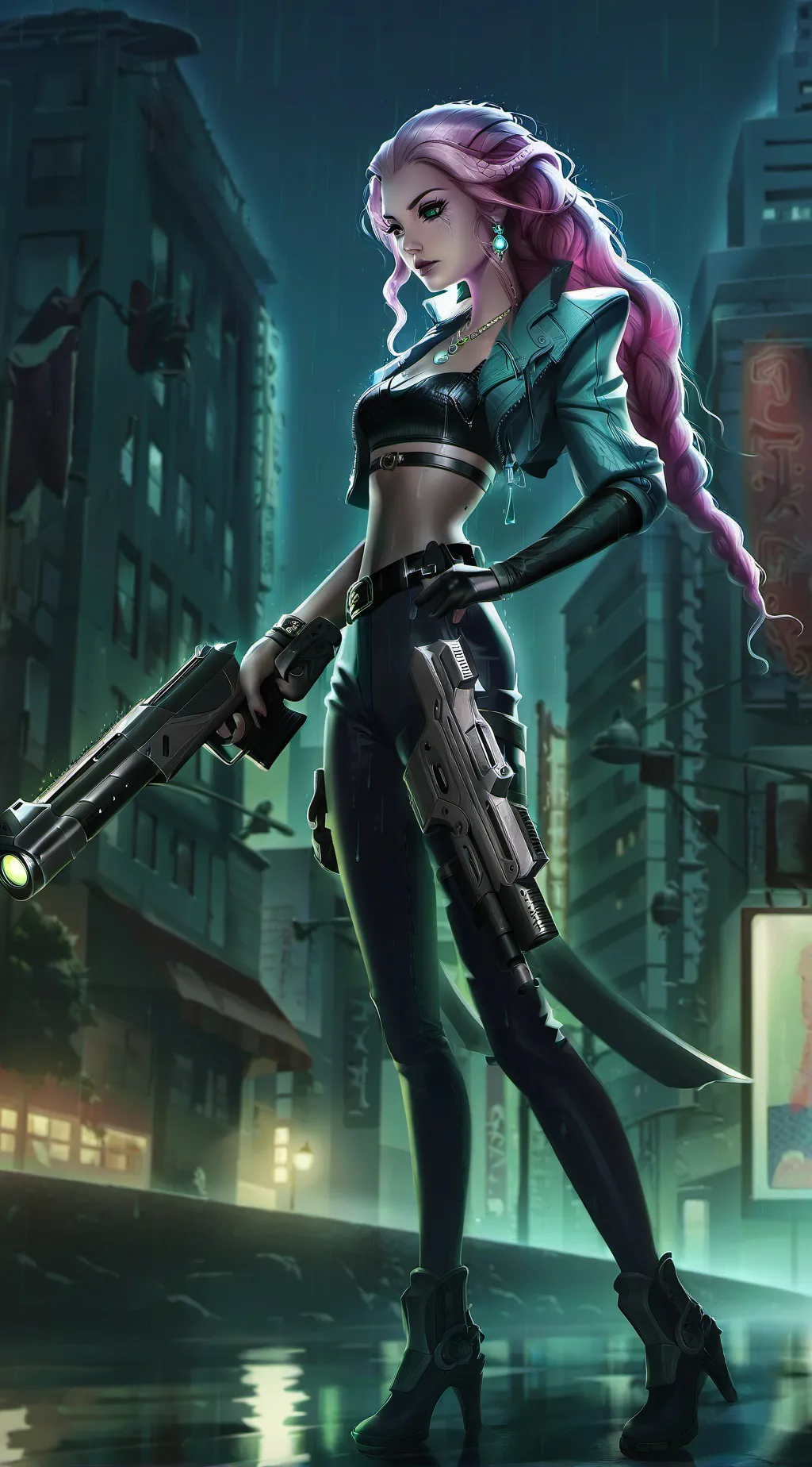 ai character: Luna background