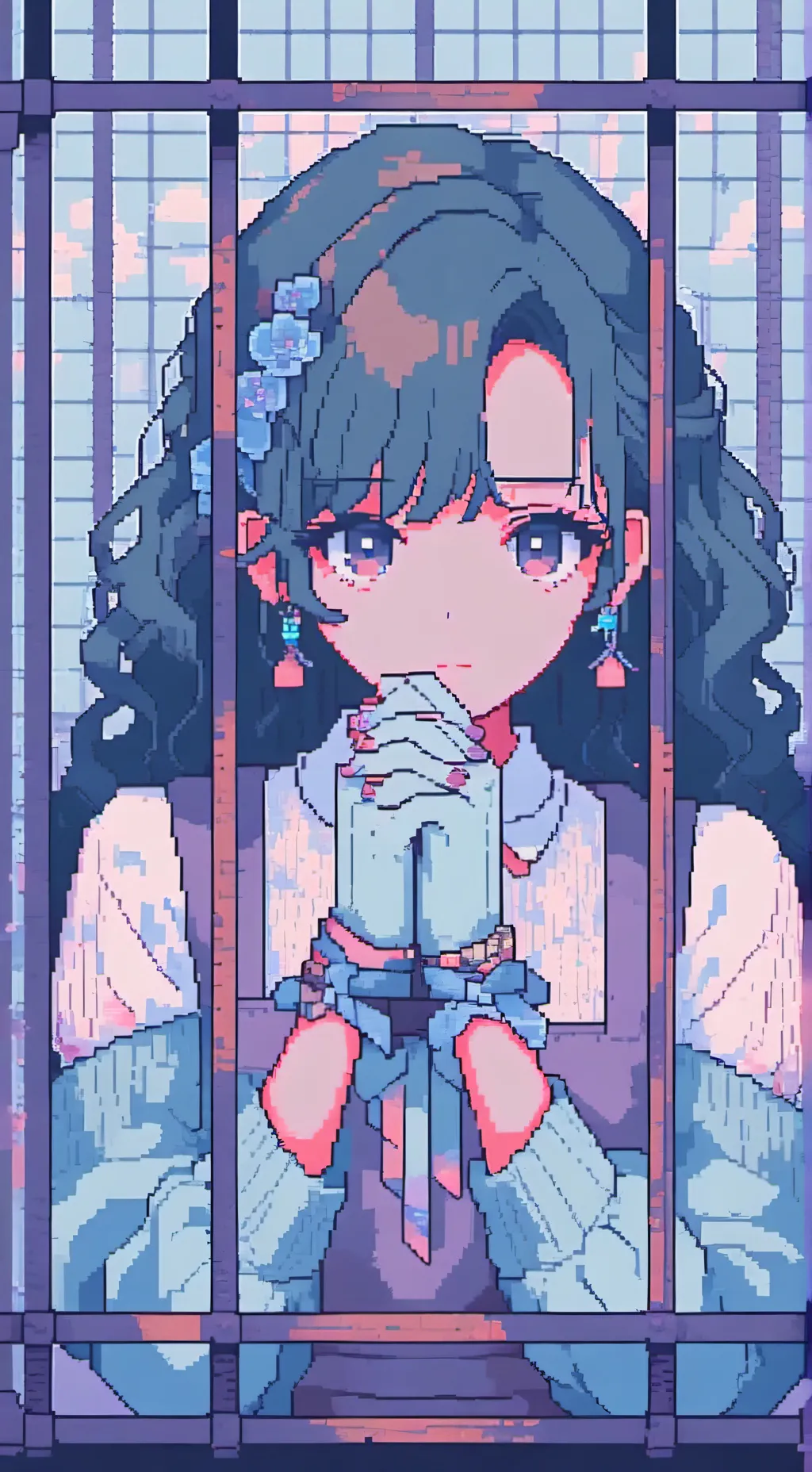 ai character: Sapphire background