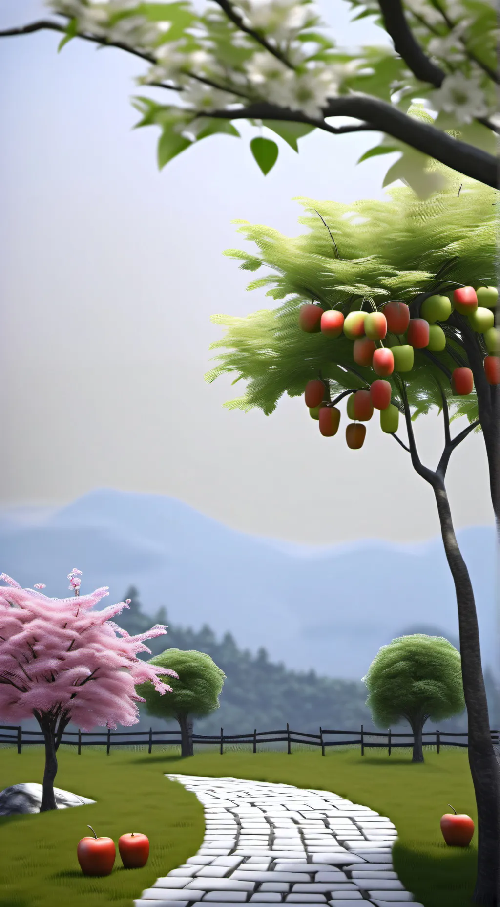 ai character: Grow a Garden background