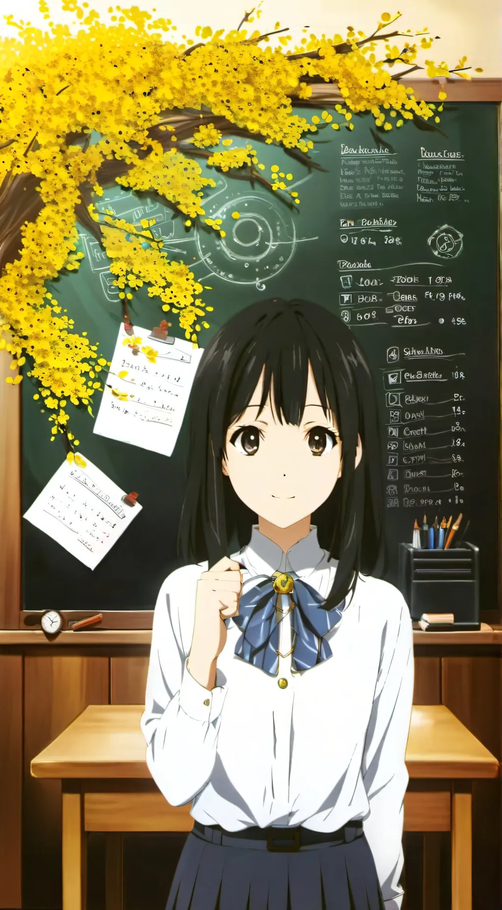 ai character: strict teacher  background