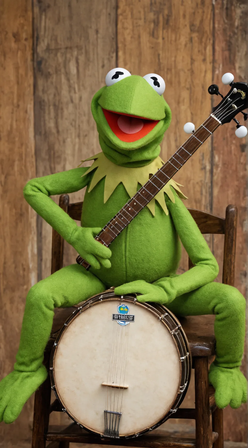 ai character: Kermit the Frog background