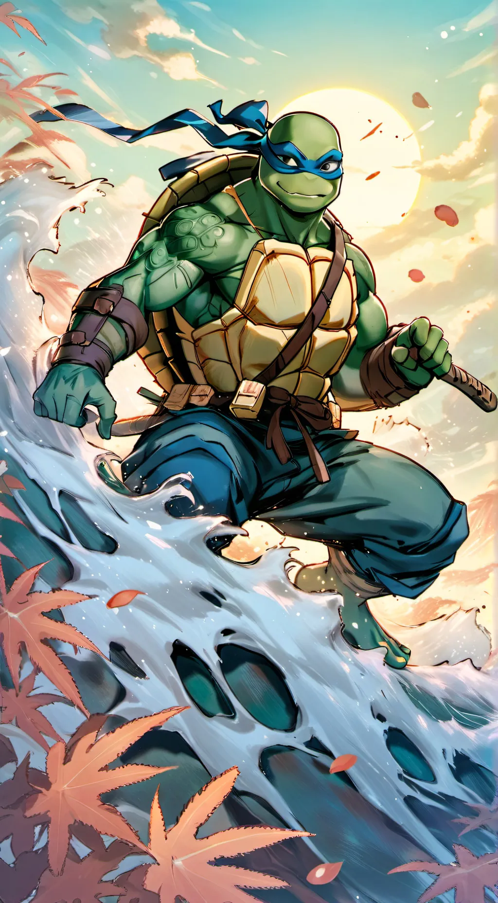 ai character: ROTTMNT  background