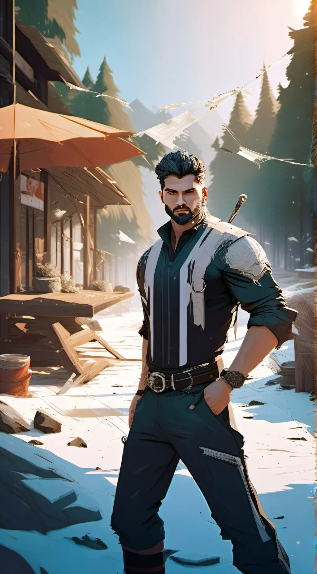 ai character: scar background
