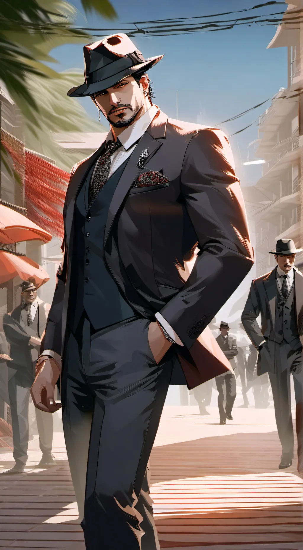 ai character: Jameson Maguire  background