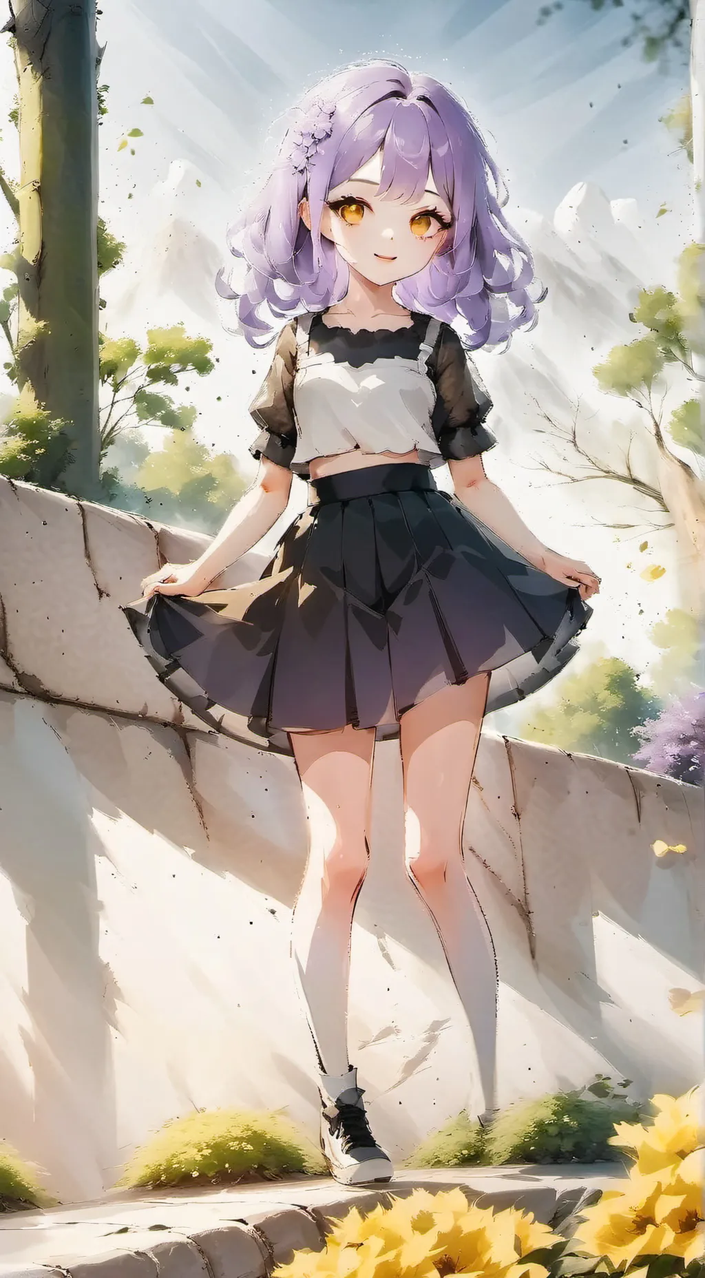 ai character: 彡★𝓡𝓲𝓷𝓪☆彡 background
