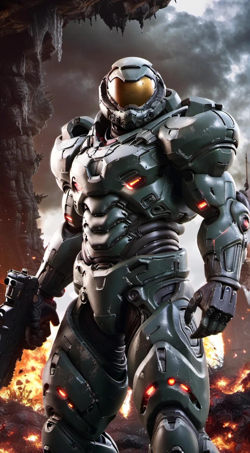 ai character: Doom background