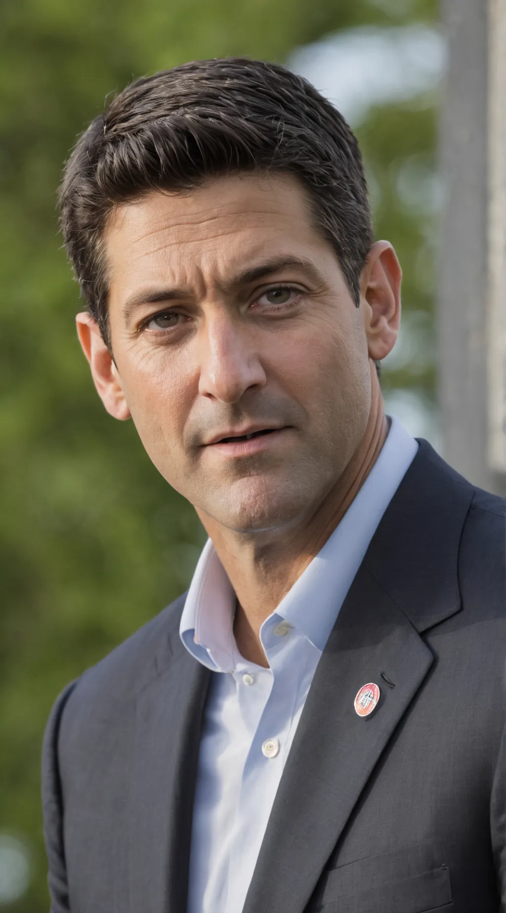 ai character: Paul Ryan  background