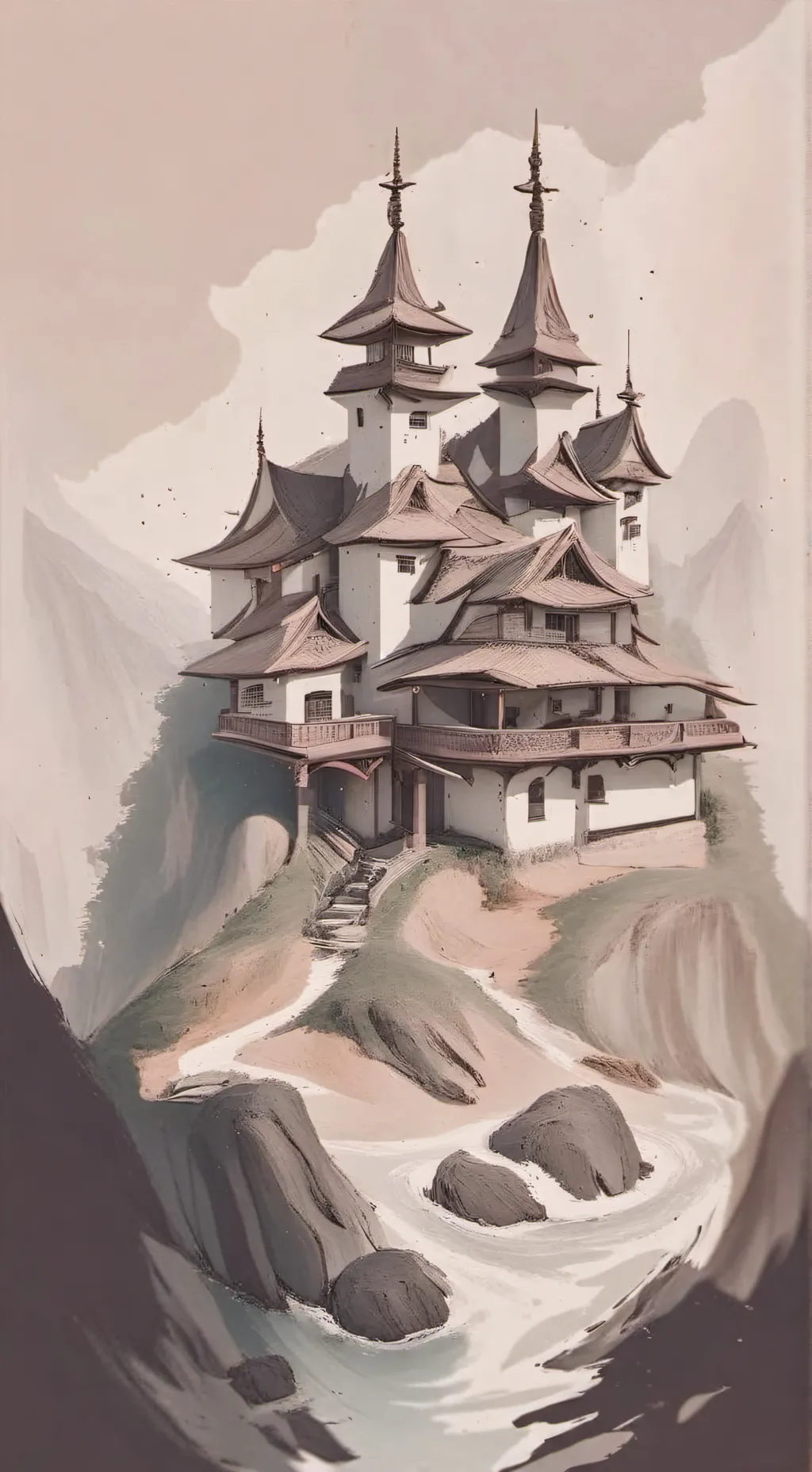 ai character: creepyhouse 3 background