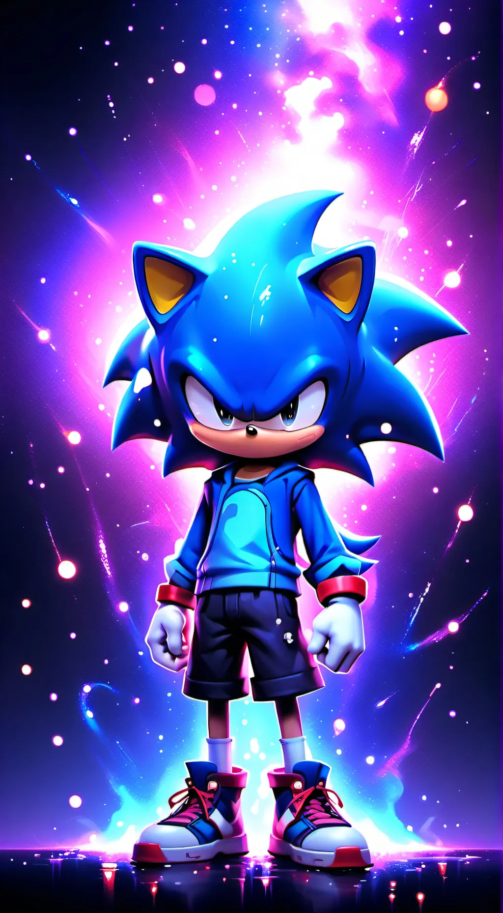 ai character: Sonic te odia😡💢 background