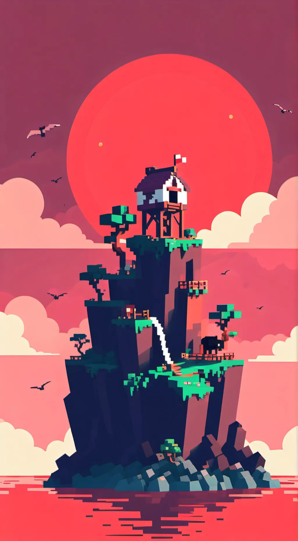 ai character: Minecraft  background