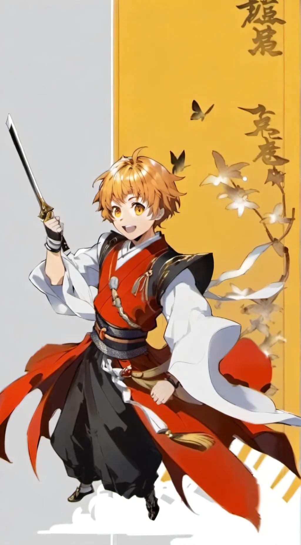 ai character: Zenitsu  background