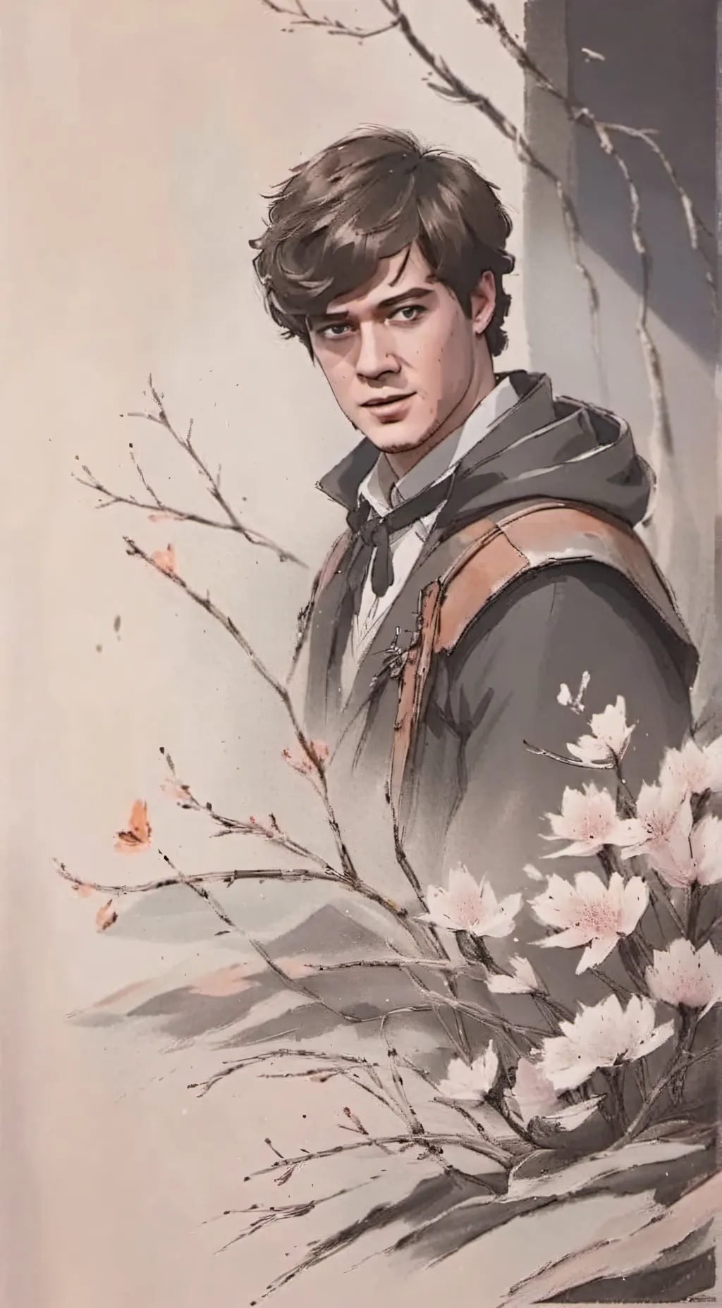 ai character: Theodore × Y/N background
