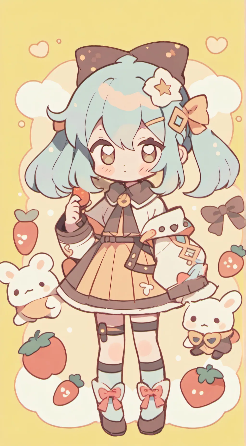 ai character: Heeko and Brix background