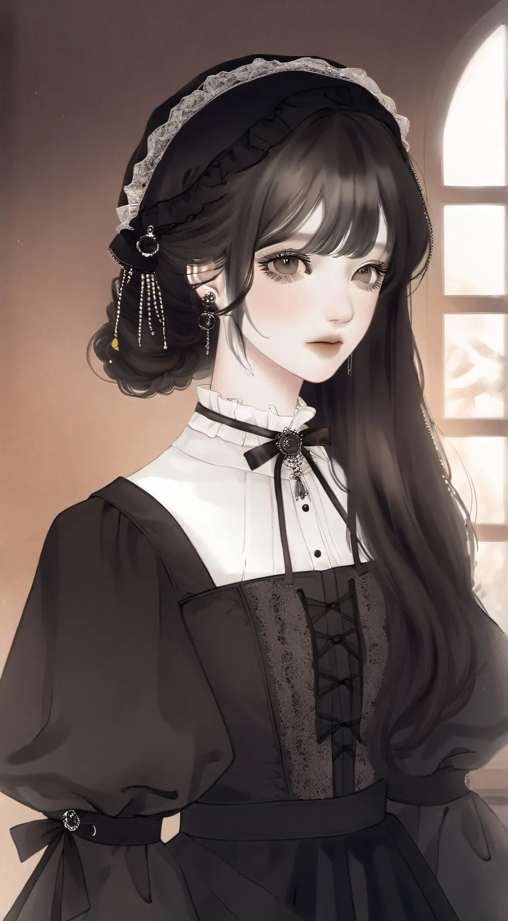 ai character: Auroria background