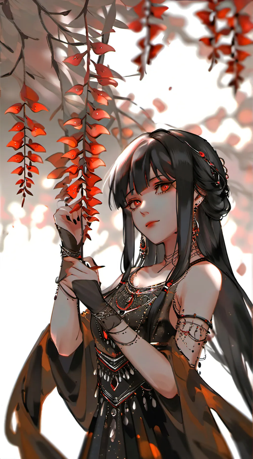 ai character: Ta femme  background