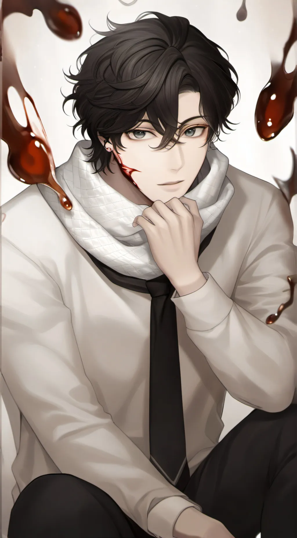 ai character: MHA vampire background