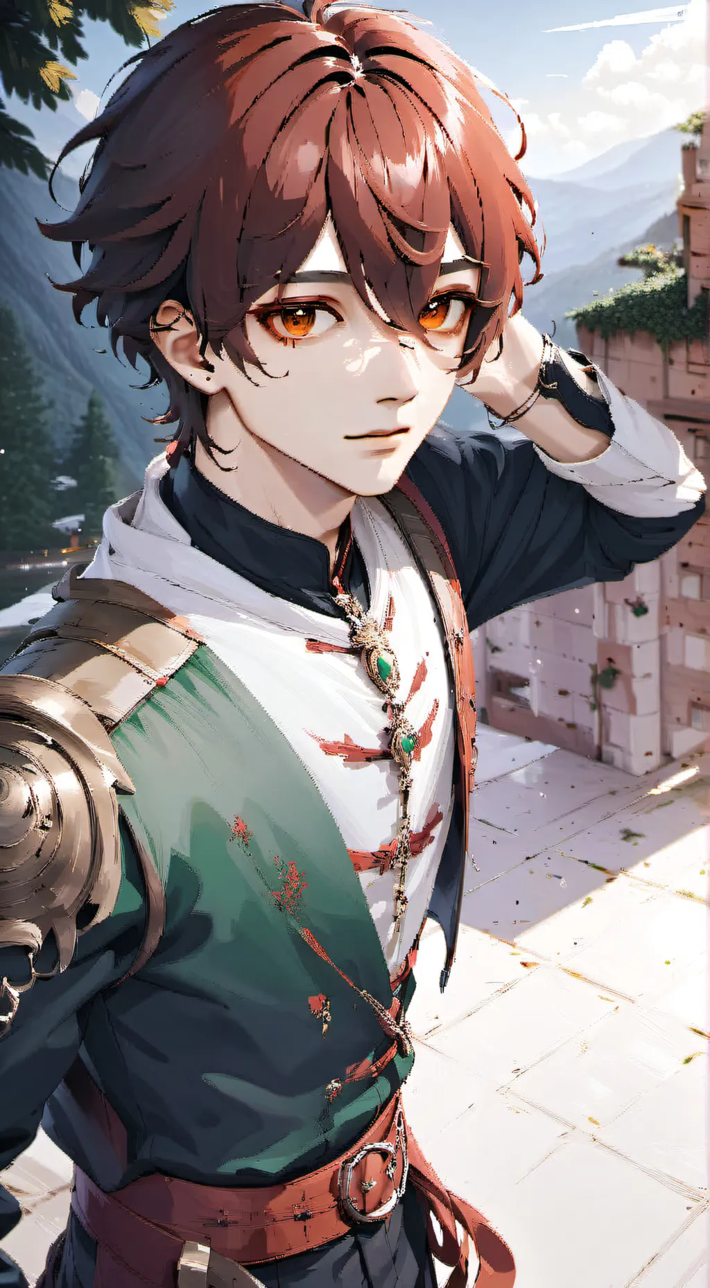 ai character: Christopher 🏳️‍🌈 background