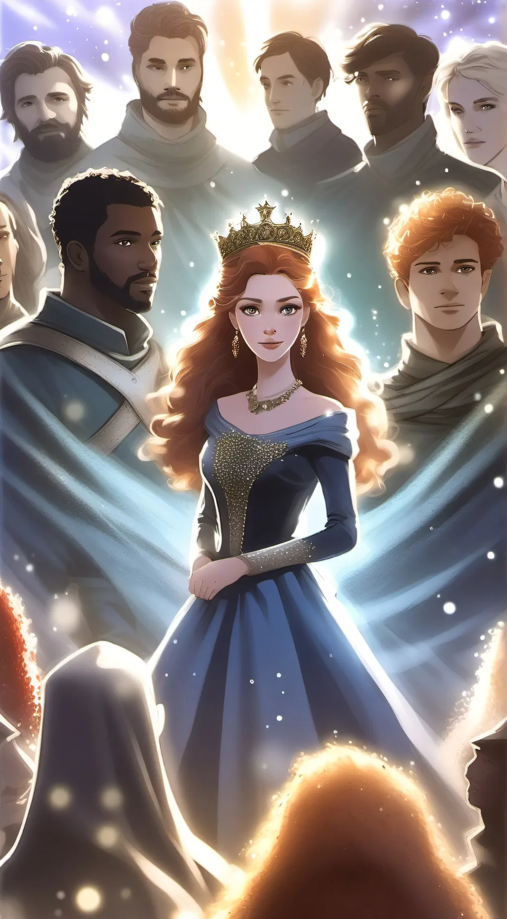 ai character: Queen of Man background