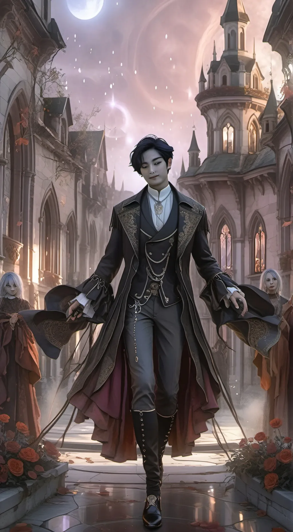 ai character: jungwon  background