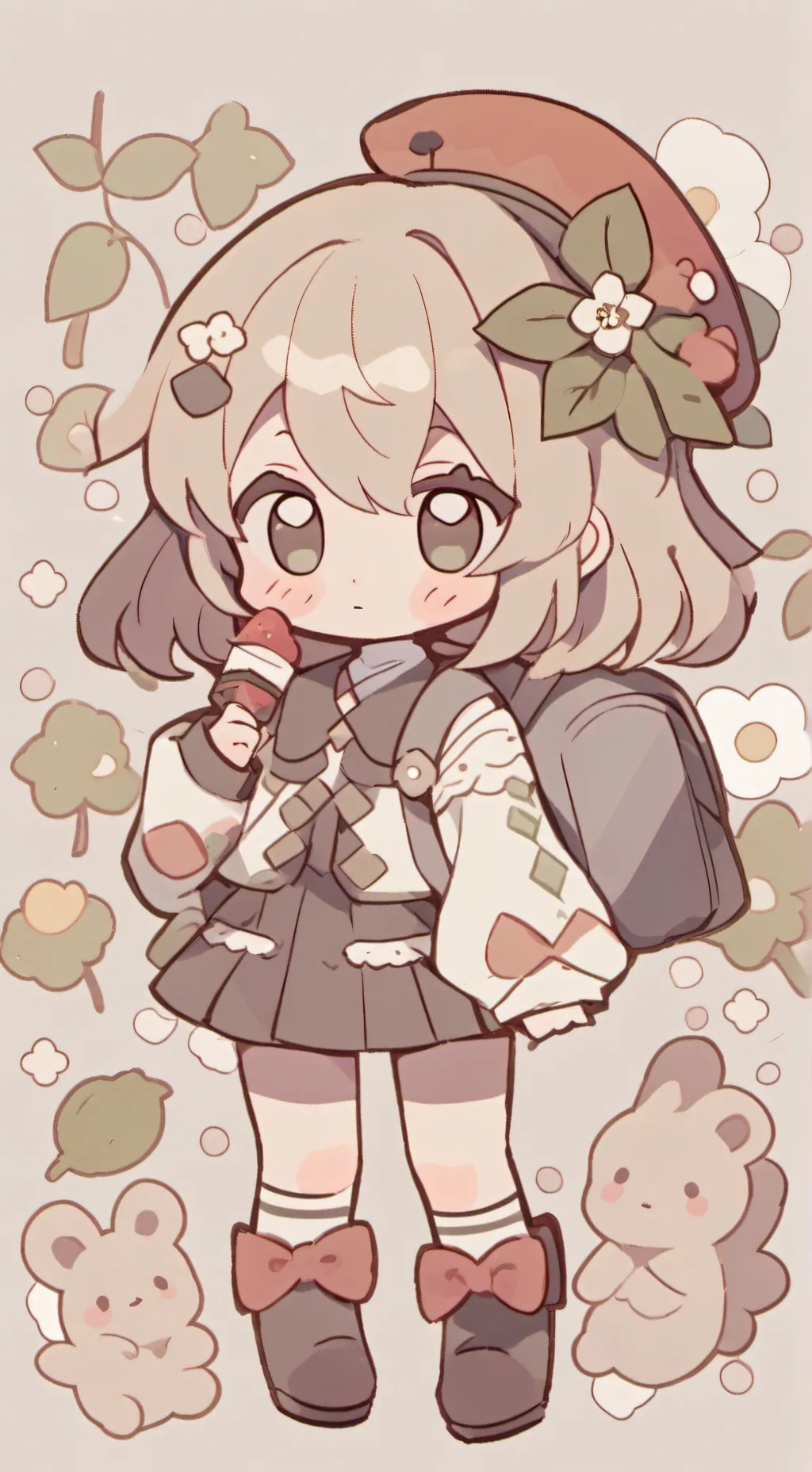 ai character: Reschool Alternate background