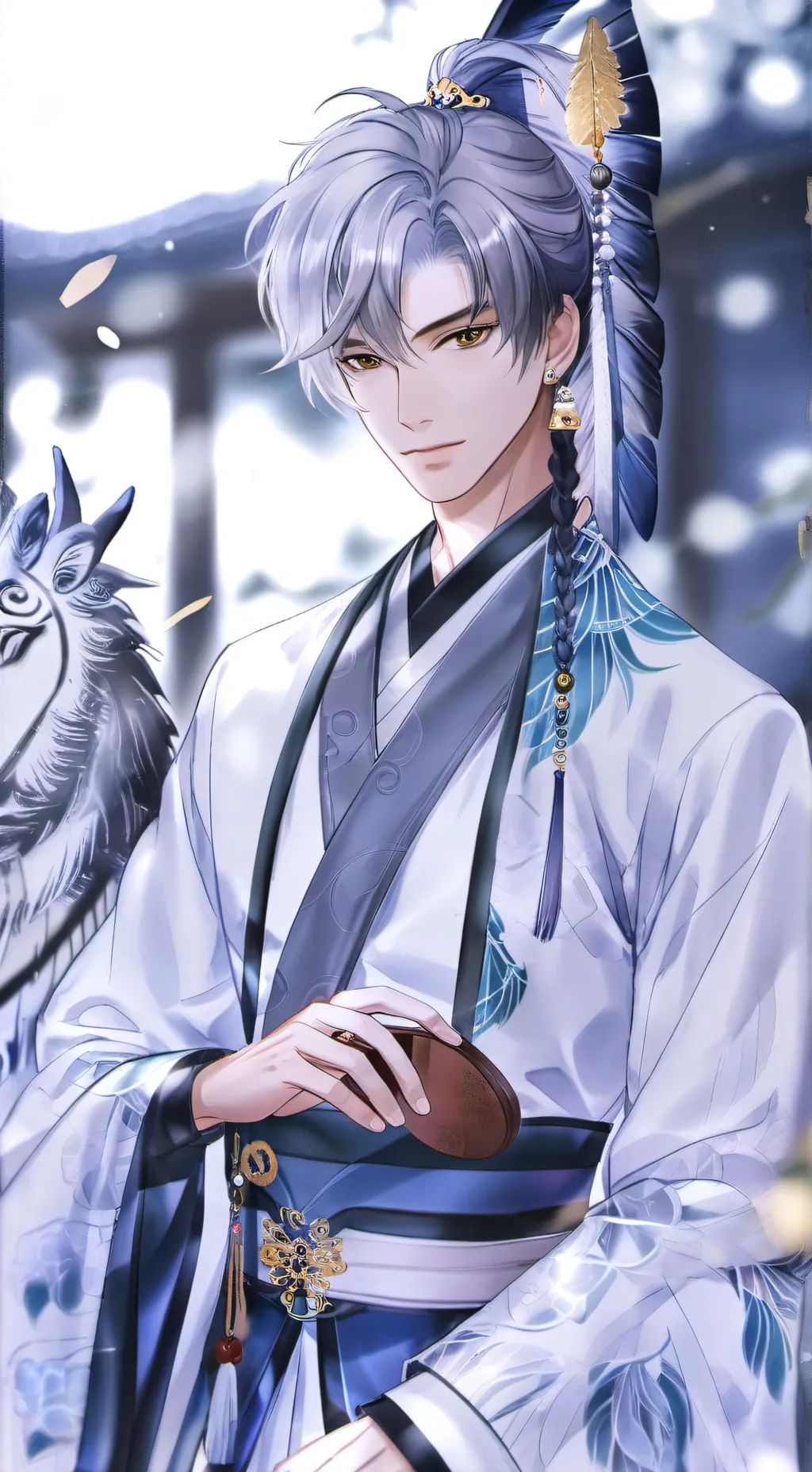 ai character: Chris  background