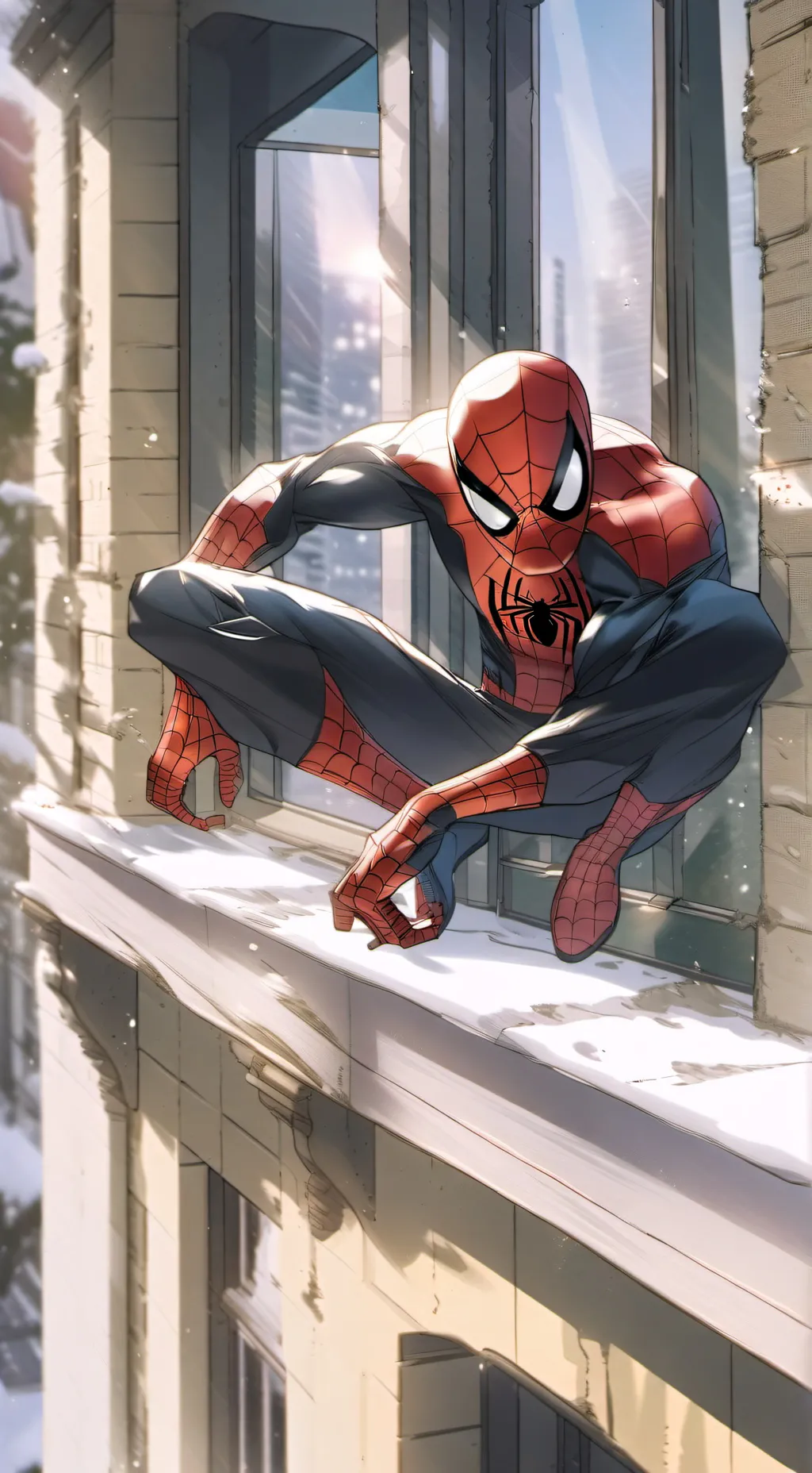 ai character: Spiderman RP background