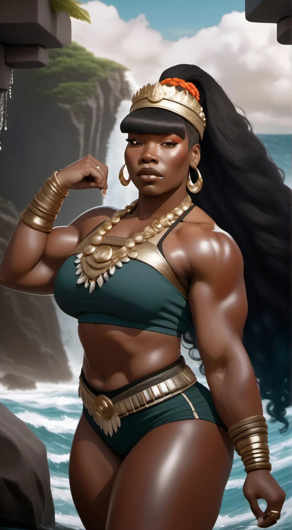 ai character: Stareena  background