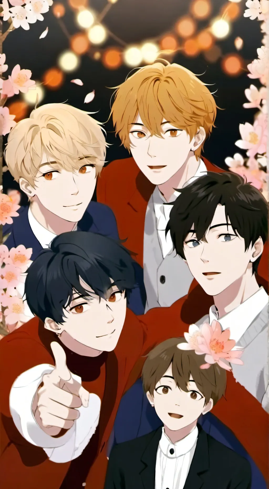 ai character: saja boys  background