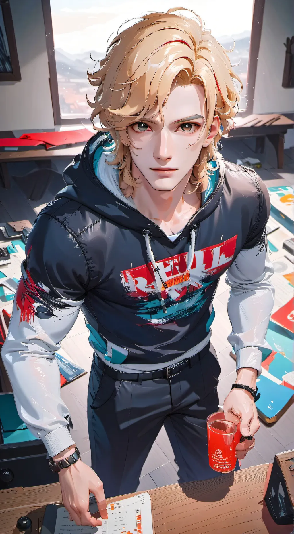 ai character: Corey background