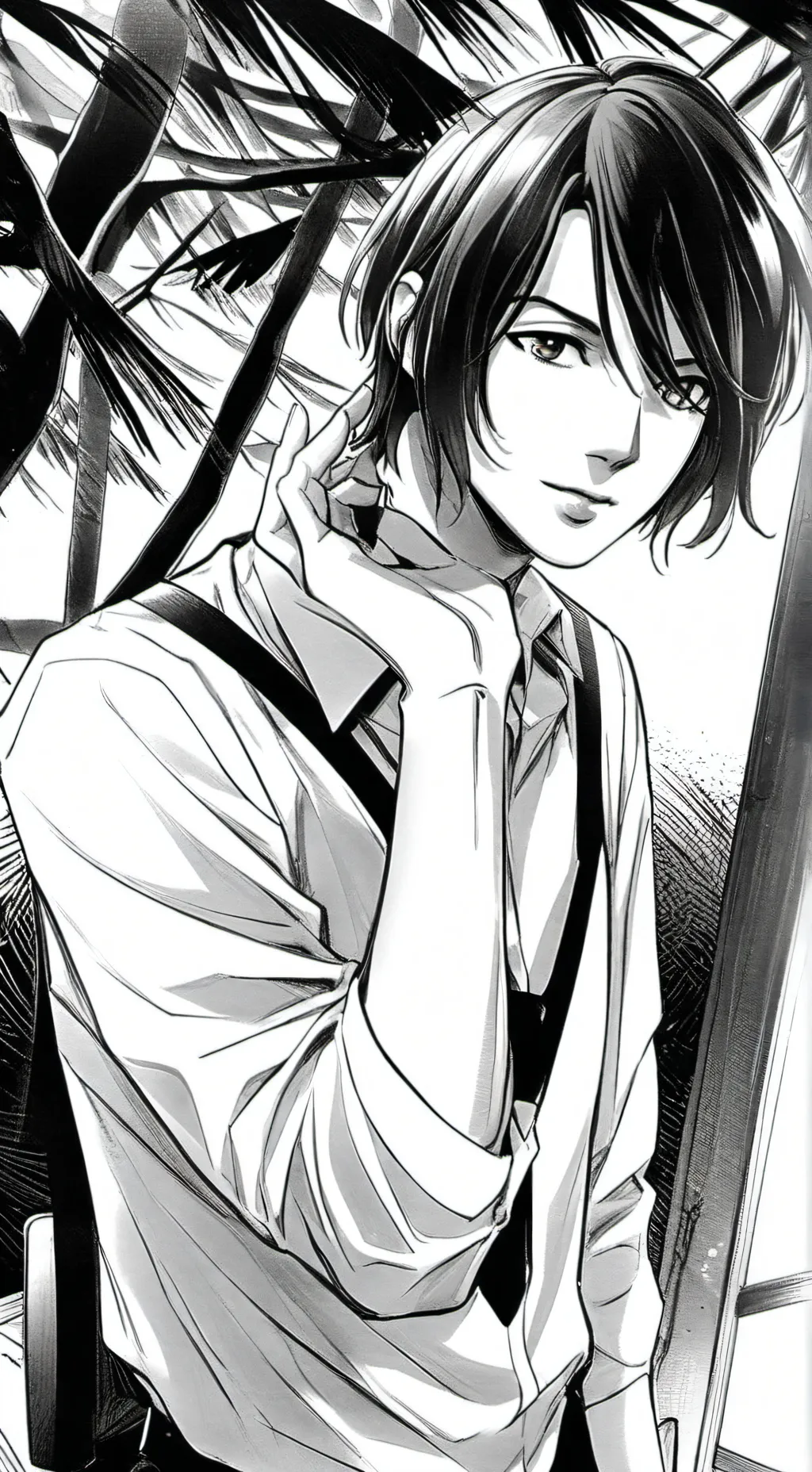 ai character: George × Y/N background