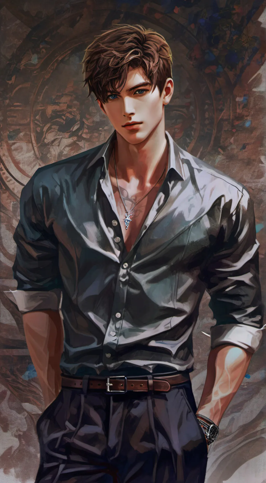 ai character: Aiden Carter background